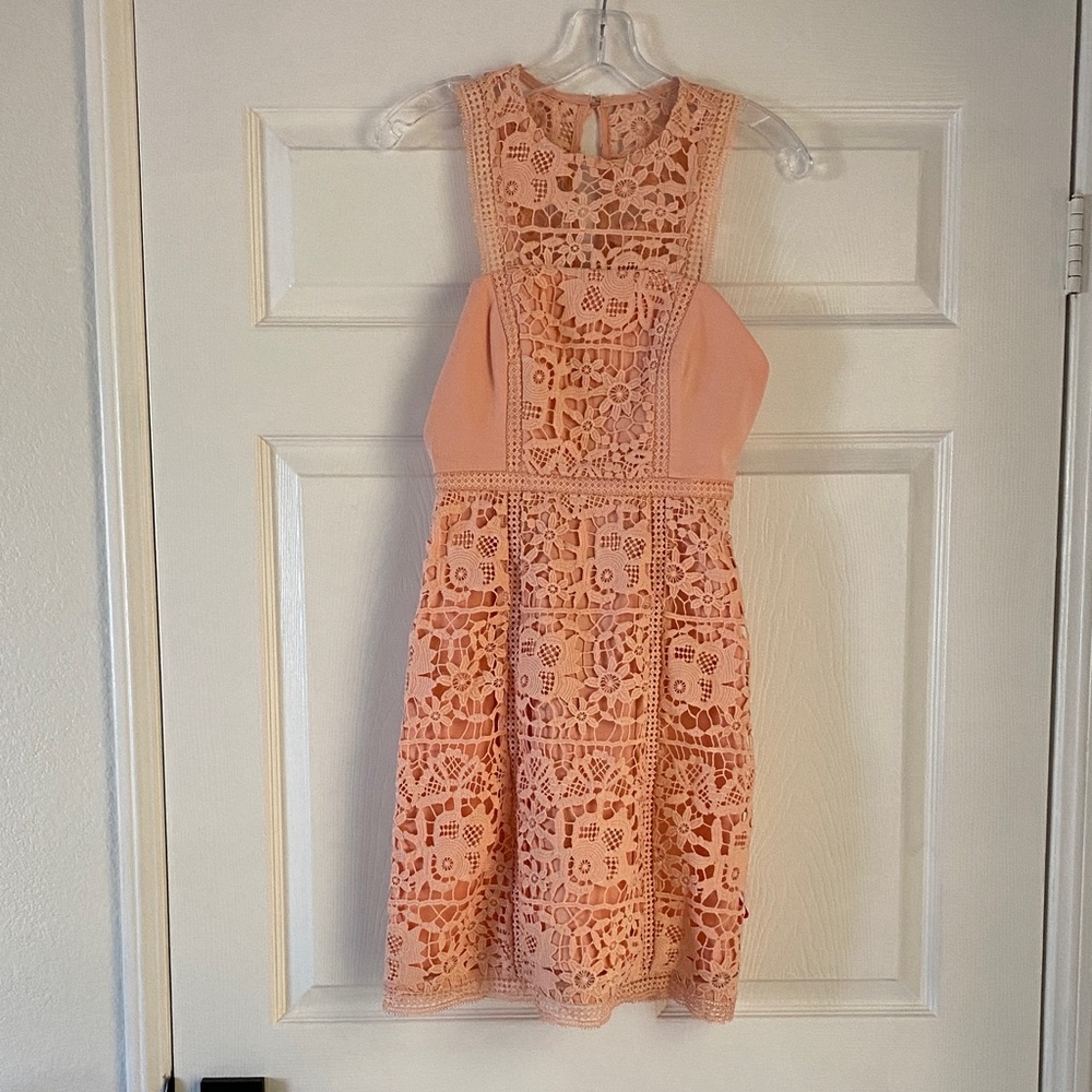Bariano Lace Mini Dress